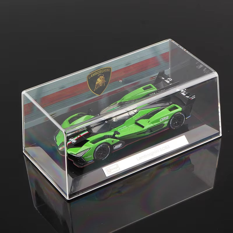 B 1:43 Lamborghini SC63 Car Model Racing Alloy Miniature Diecast Vehicles Toy Voiture Gift Collection