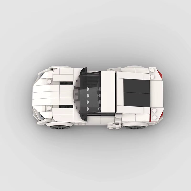 MOC Racing City Car Building Set - Creative Garage Toys - Ideal Gift for Children'S Birthdays and Christmas Gifts