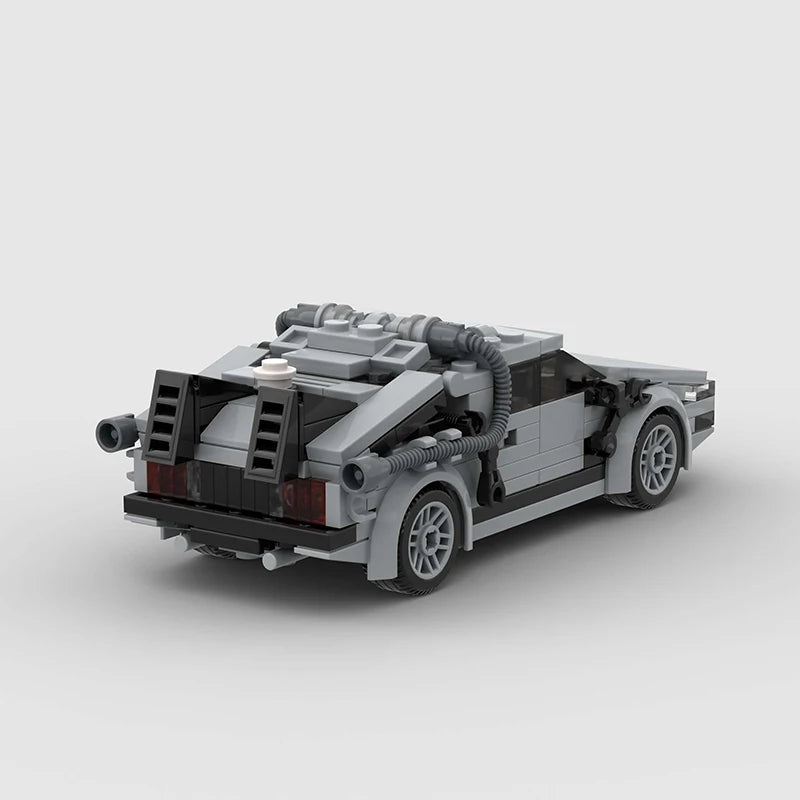 BACK to the FUTURE Delorean MOC Building Blocks City Sports Racing Vehicle DIY Bricks Toy for Christmas Gift