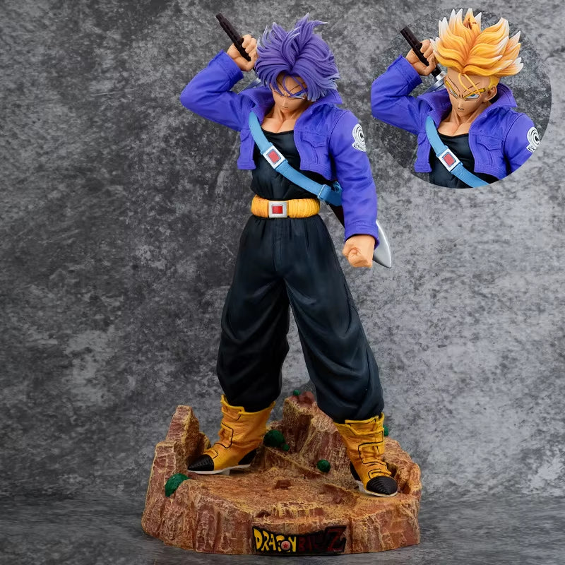 23CM Dragon Ball Z Anime Figurine Trunks Figure Super Saiyan Trunks Pvc Model Statue Doll Collection Decoration Toys Gift