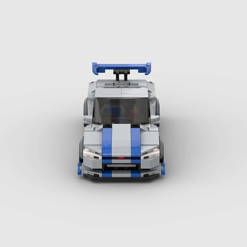 MOC Racing Car Assembly Model City Sports Car Building Block Creative Garage Toy Education Bricks Christmas Children'S Gift