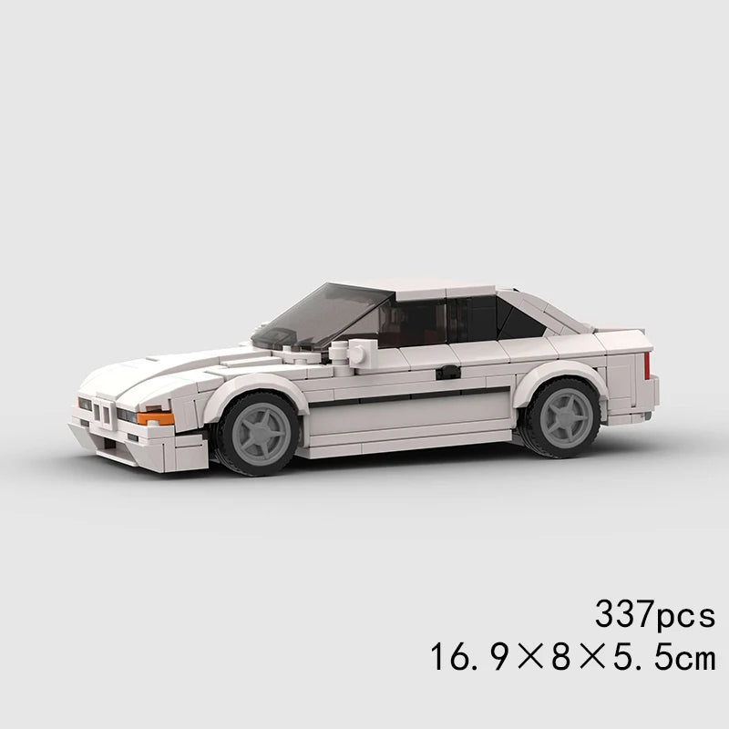 Classic Rally Racing Car Assembly Model Kit - City Racing Series. Great Gift for Christmas or Birthday!