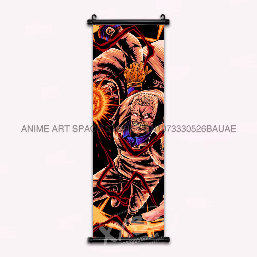 ONE PIECE Hanging Painting Anime Poster Zoro Canvas Scrolls Picture Luffy Gear 5 Home Decoration Movie Theater Kaidou Wall Art