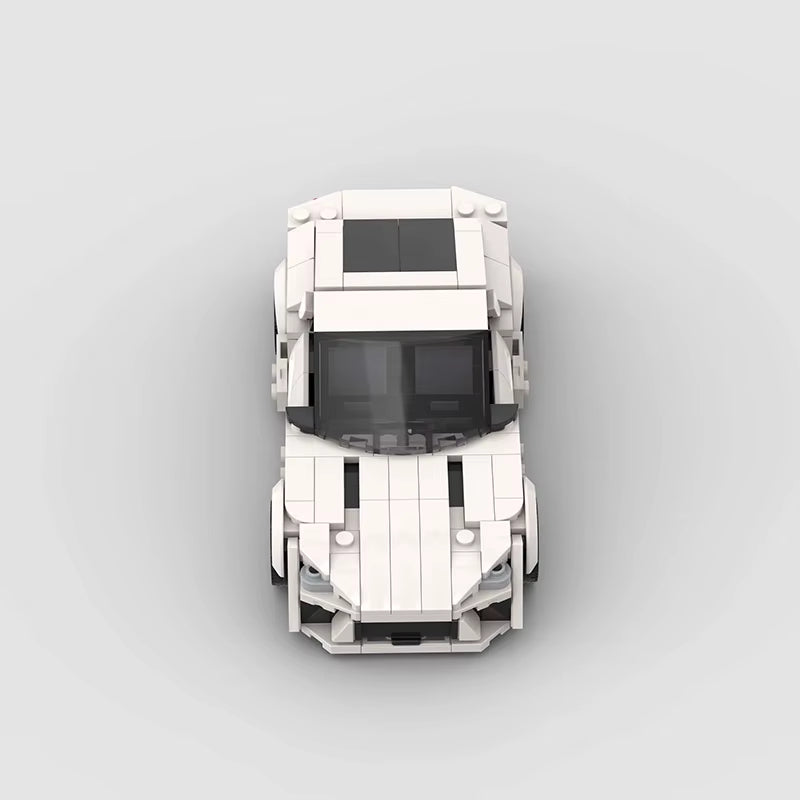 MOC Racing City Car Building Set - Creative Garage Toys - Ideal Gift for Children'S Birthdays and Christmas Gifts