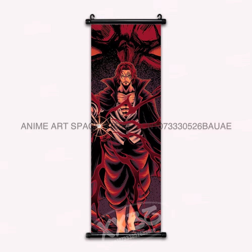 ONE PIECE Hanging Painting Anime Poster Zoro Canvas Scrolls Picture Luffy Gear 5 Home Decoration Movie Theater Kaidou Wall Art