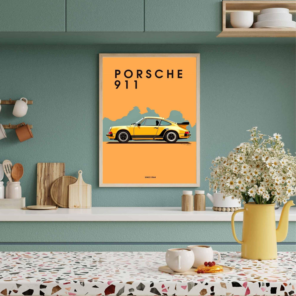 impression Porsche 911  | Affiche Porsche 911 | Impression voiture mythique